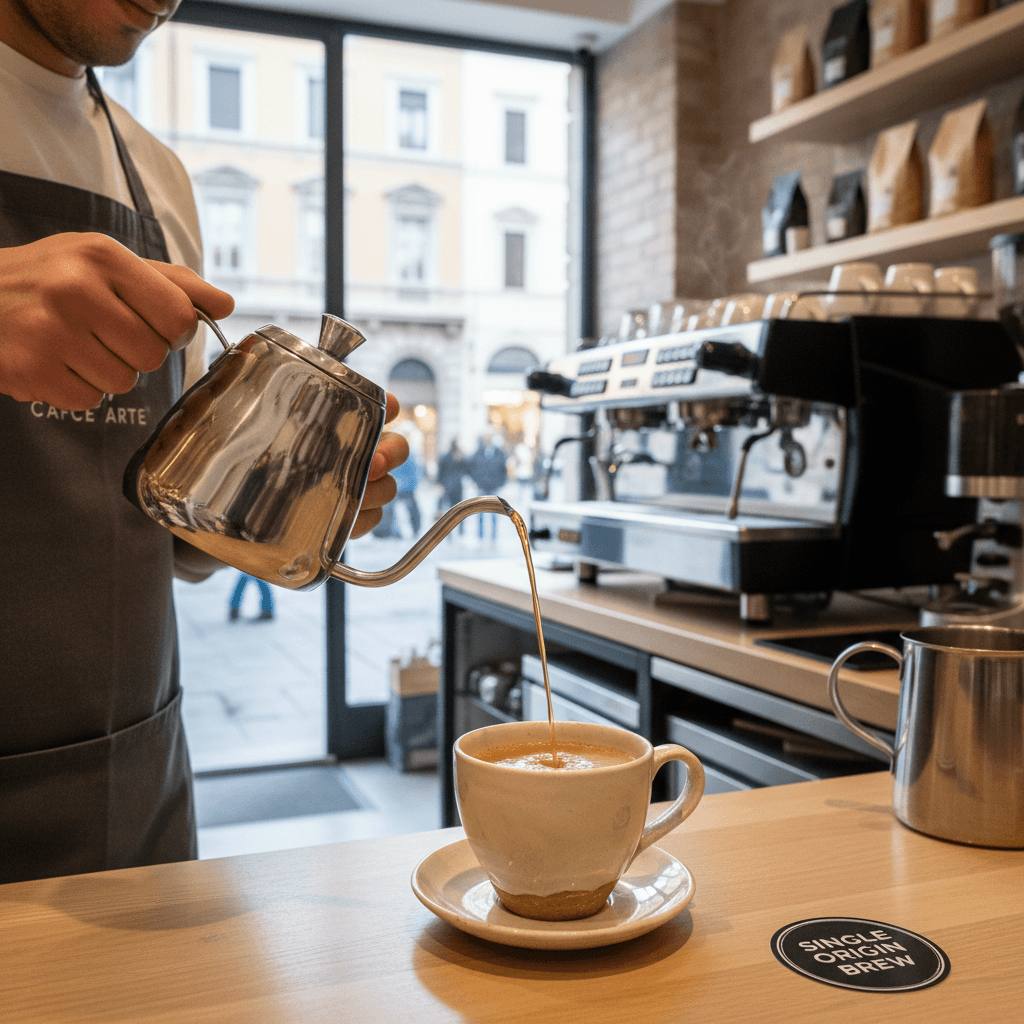 Premium Specialty Coffee in der Eiscafe Galleria